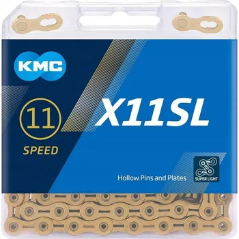 Řetěz na kolo Řetěz na kolo KMC X11SL Ti-N Gold 11/ (5,5 mm)