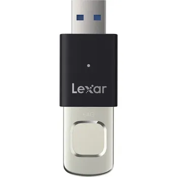 USB flash disk USB flash disk Lexar F35pro s čtečkou otisků prstů, 64 GB, USB 3.2, černý