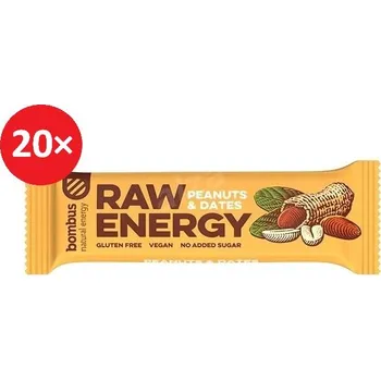 Bombus Raw Energy Peanuts&Dates 20 x 50g