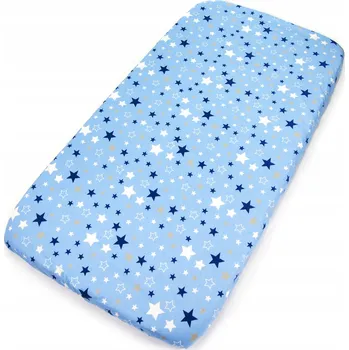 Prostěradlo PROSTĚRADLO 180x80 cm S GUMOU DO POSTÝLKY BAVLNA Kerstin