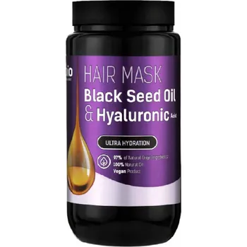 Vlasová regenerace Maska na vlasy Olej s černého kmínu a kyselina hyaluronova 946ml BioNaturell