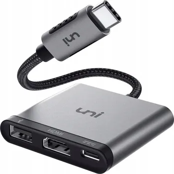 USB hub UNI ADAPTÉR USB-C 3 V 1 MULTIPORT HDMI USB 3.0 USB-C OPLOT