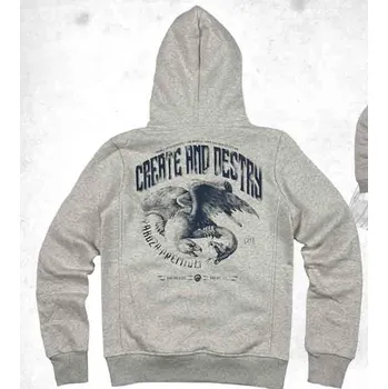 Pánská mikina YAKUZA 3936 světle šedá - XL