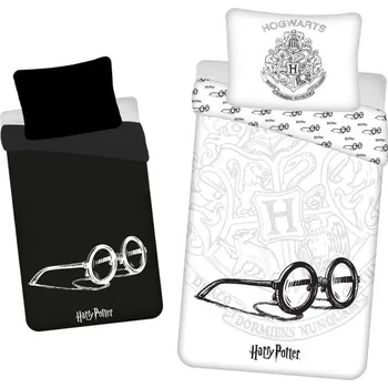 Povlečení JERRY FABRICS Povlečení Harry Potter HP144 svítící Bavlna, 140/200, 70/90 cm