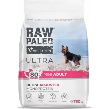 Krmivo pro psa Suché krmivo pro psy Raw Paleo Ultra Mini Adult Pork 750g
