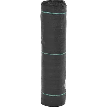 Geotextilie vidaXL Mulčovací textilie 0,5 x 150 m PP [4005903] Barva: Černá