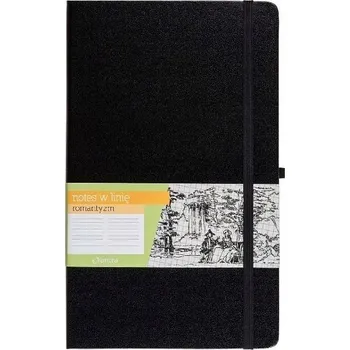 Zápisník Notes A6 Řada Romantika Černý ANTRA Kancelářské potřeby Zápisník NOTES Mega