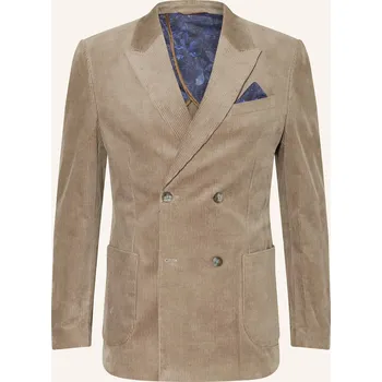 Pánské sako Paul Pánské Oblekové Sako Slim Fit Z Manšestru, 6017 schlamm...