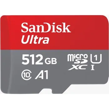 Paměťová karta Sandisk Ultra microSDXC 512 GB Paměťová karta 150 MB/s A1 Class 10 UHS-I