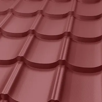 plechová krytina SATJAM Taurus Modul 2M AluMat RAL 3011 červená