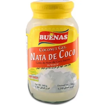 Koření Kokosové želatinové kostky "Nata de Coco" 340 g - Buenas