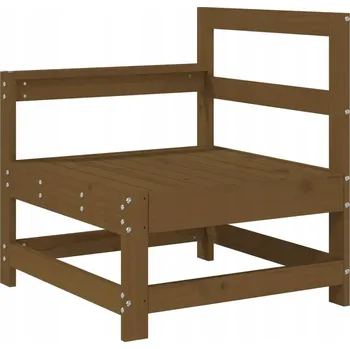 Obraz Rohové sedátko medově hnědé, masivní borovicové dřevo