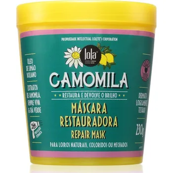 Vlasová regenerace Lola Cosmetics Camomila regenerační maska s heřmánkem 230 g