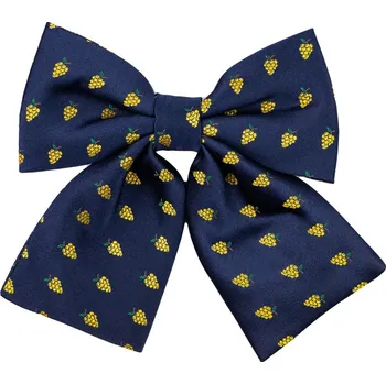 Kravata Bubibubi Tmavomodrý dámský motýlek s hrozny