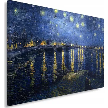 Obraz OBRAZ NA PLÁTNĚ REPRODUKCE MODRÁ 60x40