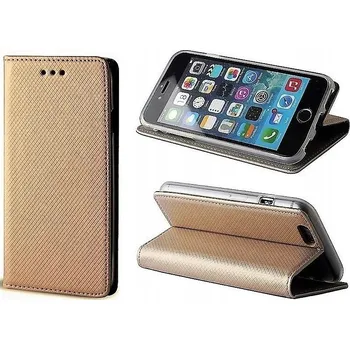 Pouzdro na mobilní telefon Pouzdro s klopou TelForceOne pro Motorola Moto G9 Power zlaté