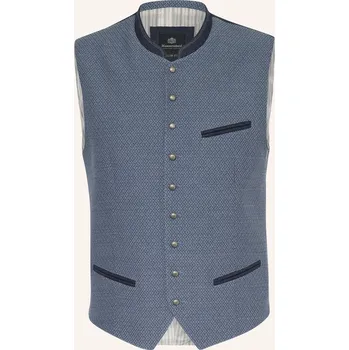 Pánská bunda Hammerschmid Pánská Krojová Vesta Fred Slim Fit, tmavě modrá...