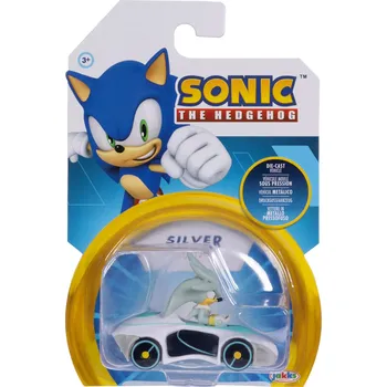 autíčko Sonic – kovovo‑plastové auto 1:64 (Wave 7)