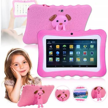 Tablet Dětský tablet 7' s vzdělávacími hrami růžový 2+16G