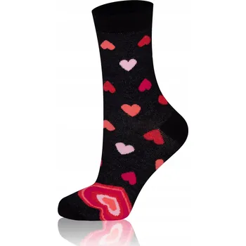 Pánské ponožky Italian Fashion Dlouhé Ponožky M30D SRDCE velikost 44-47