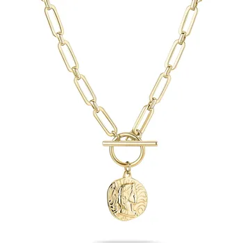 Náhrdelník Tamaris Moderní pozlacený náhrdelník s mincí Coins TJ-0439-N-45 + 2 měsíce na vrácení zboží