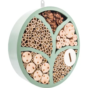 Hmyzí hotel Trixie PetBuddy "Strom života", kulatý hotel pro hmyz, 29 x 6.5 cm, borové dřevo