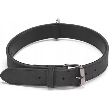 Obojek pro psa Výcvikový obojek pro psa L 42-57 cm s tažnou kroužkem, nastavitelný, černý