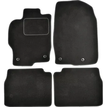 autokoberec ACI textilní koberečky černé EXCLUSIVE originální fixace (sada 4 ks) pro Mazda 6 8/2007-2012