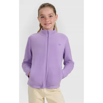 Chlapecká mikina Dětská mikina 4F polyester fialová, velikost 134