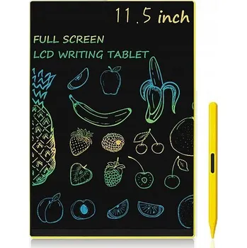 Magnetická kreslící tabulka LCD kreslicí tabulka "11,5" - žlutá