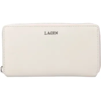Lagen Dámská kožená peněženka LG - 27654 šedobílá