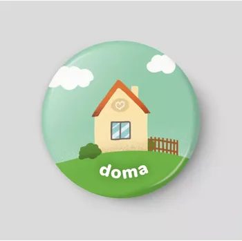 Magnetická kreslící tabulka Doma - plánovací magnetka