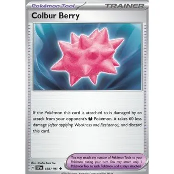 Sběratelská karetní hra Pokémon SSP 168/191 Colbur Berry - Surging Sparks Stav: Near Mint, Verze: REVERSE HOLO