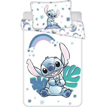 Bytový textil JERRY FABRICS Povlečení do postýlky Lilo and Stitch Rainbow baby Bavlna, 100/135, 40/60 cm