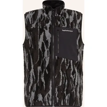 Peak Performance Pánská Plyšová Vesta Graphic Pile, černá /...