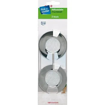 Vrták Sítko do dřezu kovové 75 mm stříbrné