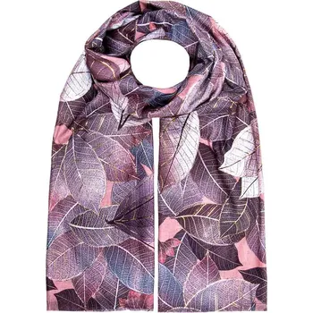 Šála Dámský obdélníkový šál růžovo-fialový 7200663-6