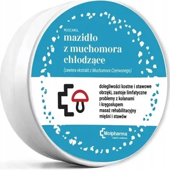 Masážní přípravek Mazidło Chłodzące s extraktem z Muchomůrky červené Amanita 200 ml