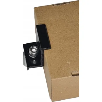 Koncová svorka 35 mm černá + šroub CR1 Montážní systém pro fotovoltaiku