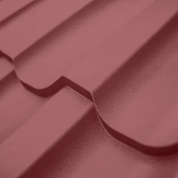 plechová krytina SATJAM střešní krytina Reno PURMAT RR28 višňová