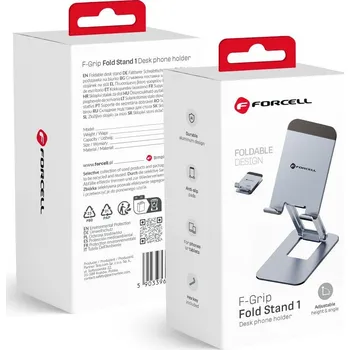 Forcell F-Grip Fold Stand 1 Stolní držák šedý