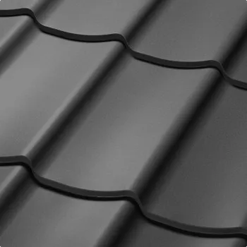 Střešní krytina SATJAM střešní krytina Trend Wave PE25 RAL 7024 grafitově šedá