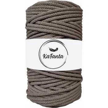 Příze KaFanta Bavlněná šňůra KaFanta 5 mm - hnědá