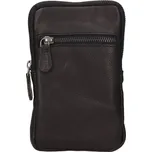 Dámská kožená crossbody kabelka na doklady The Chesterfield Brand Salva - černá