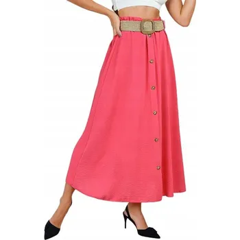 Dámská sukně SUKNĚ dámská MIDI AP12301 MALINOVÁ Univerzální