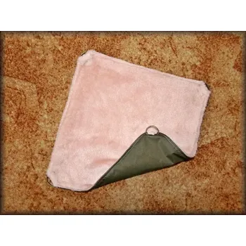 HAMAKA pevná khaki + starorůžová