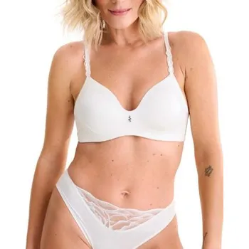 Podprsenka Dámská bezkosticová podprsenka Lisca RIVER 20413 šampáňo 80C