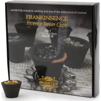 Ancient Wisdom Vonná pryskyřice pro vykuřování Kadidlo (pohárky), 12 ks