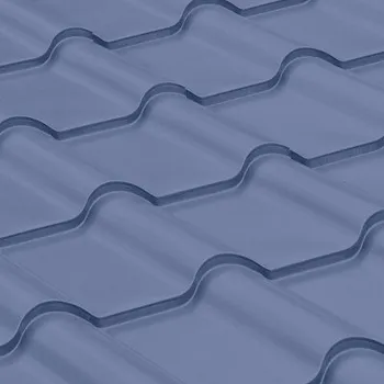 plechová krytina SATJAM střešní krytina Grande Plus PE25 RAL 5010 signální modrá