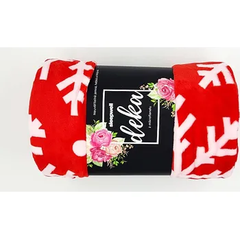 deka SVITAP Deka MF VLOČKA ČERVENÁ 150 x 200 cm